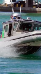 First of many U-Turns that the Border Patrol made this week inside of the Haulover Inlet. The next ones were actually funny. Coming soon