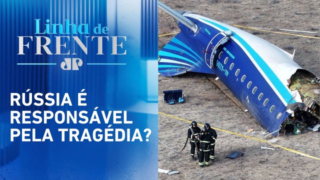 Cia aérea informa que avião caiu por interferência externa no Cazaquistão | LINHA DE FRENTE