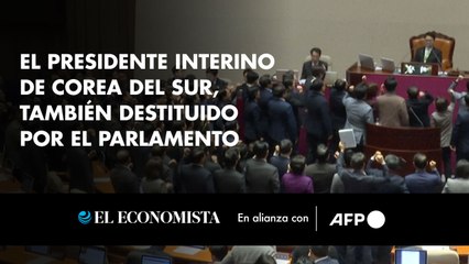 El presidente interino de Corea del Sur, también destituido por el Parlamento