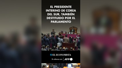 El presidente interino de Corea del Sur, también destituido por el Parlamento