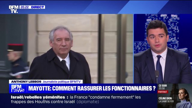 Mayotte: François Bayrou prend une circulaire pour soutenir les fonctionnaires et garantir la continuité des services publics