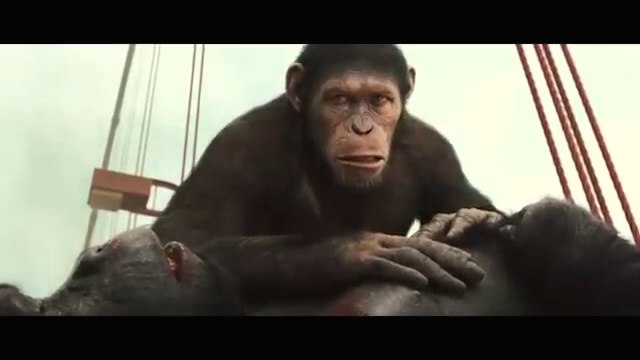 RISE OF THE PLANET OF THE APES CLIP COMPILATION (2011) Andy Serkis