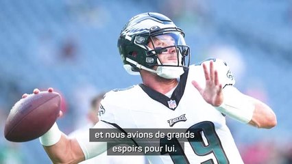 Philadelphie - Sirianni : "À l'époque, nous avions de grands espoirs pour Ian Book"