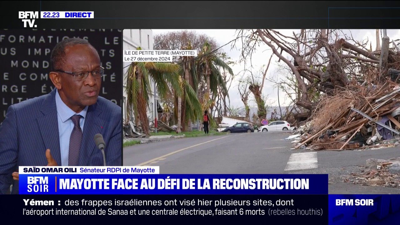 Mayotte: "Les gens ont faim, les gens ont soif", affirme Saïd Omar Oili (sénateur de Mayotte)