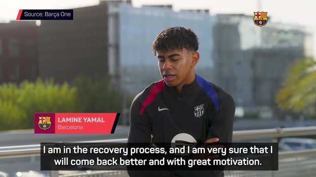 Barcelona forward Yamal vows to come back better than ever