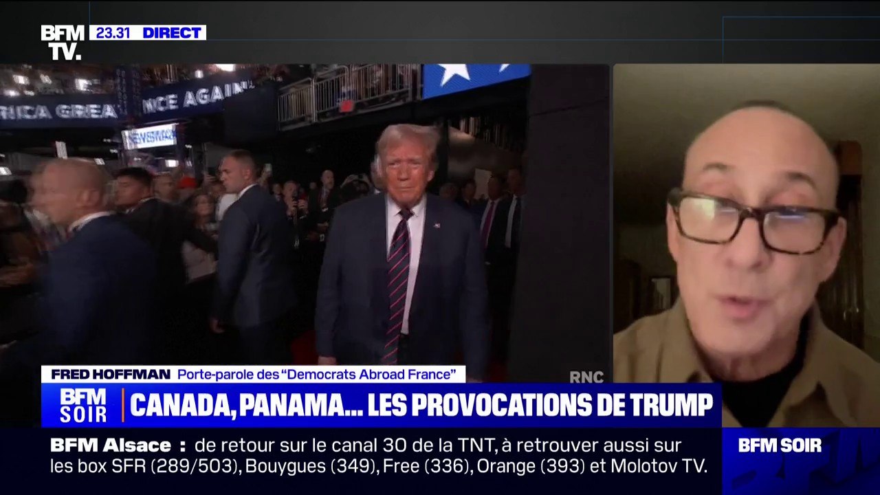 Provocations diplomatiques de Donald Trump: "C'est pour semer le chaos", affirme Fred Hoffman (Democrats Abroad France)