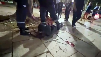 El acusado sufrió una golpiza por el padre del menor.