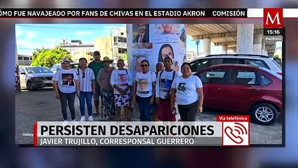 Colectivo Memoria, Verdad y Justicia señala que desapariciones persisten en Guerrero