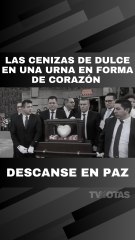 Urna de las cenizas de Dulce en la Basílica de Guadalupe