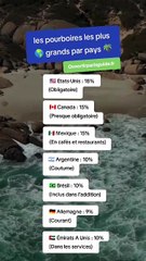 Les pays qui donnent le plus de pourboires 😱