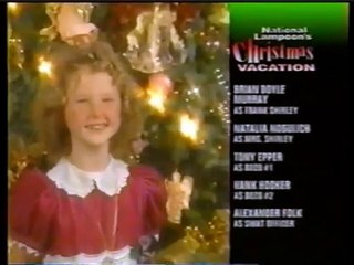 National Lampoon's Christmas Vacation NBC Split Screen Credits