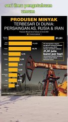 10 Produsen Minyak Terbesar di Dunia Persaingan AS, Rusia & Iran#minyak bumi