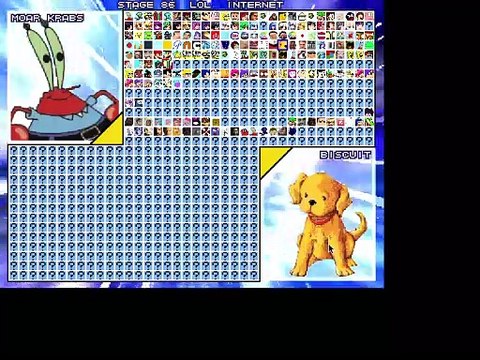 MUGEN: Moar Krabs (Me) vs Biscuit