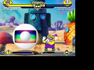 MUGEN: Wario (Me) vs Rede Globo