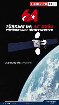 Türkiye'nin ilk yerli haberleşme uydusu Türksat 6A kalıcı yörüngesine ulaştı