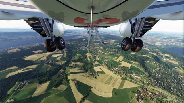 Dangerous Landing Austrian Airlines A320 at Zurich Airport (ZRH), Zurich, Switzerland #flying #fly #flights #fly #flightlovers #Canada #USA #Japan #aviation #flying #FlyingLovers #aviationlovers