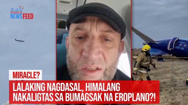 Lalaking nagdasal, himalang nakaligtas sa bumagsak na eroplano?! | GMA Integrated Newsfeed
