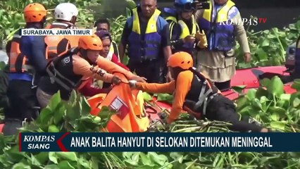 Setelah 4 Cari Pencarian, Anak Balita Hanyut di Selokan Ditemukan Meninggal