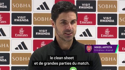 Arteta : "Les nerfs solides jusqu'au bout"