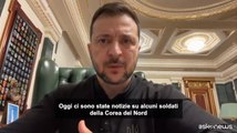 Zelensky: la Russia manda avanti i soldati nordcoreani