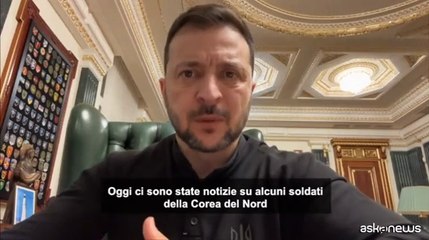 Zelensky: la Russia manda avanti i soldati nordcoreani