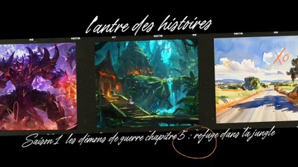 L’antre des histoires saison 1 les démons de guerre chapitre 5 : refuge dans la jungle