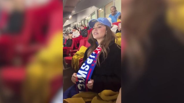 Chrissy Teigen wears rival London team’s shirt at Arsenal v Ipswich Town