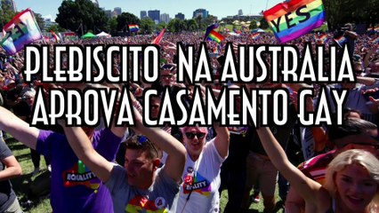 Plebiscito na Australia aprova casamento gay - EMVB - Emerson Martins Video Blog 2017