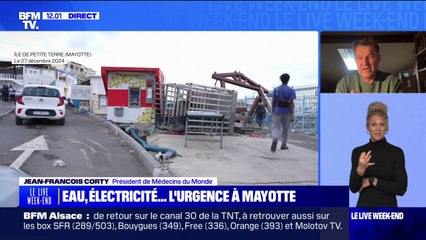Mayotte: “Il y a toujours une forte tension sur l’accès à l’eau potable et à la nourriture”, témoigne le président de Médecins du monde, Jean-François Corty
