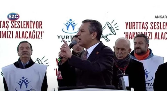 Özgür Özel'den Erdoğan'a: 'Meydanlardan korkma'