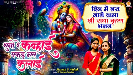दिल में बस जाने वाला राधा कृष्ण भजन | Suno Re Kanhai Pakad Mat Kalai | Radha Krishna Bhajan 2025