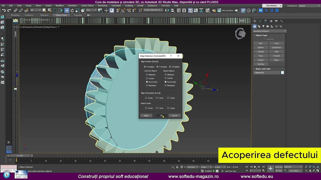 Modelare 3D Roti dintate