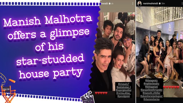 Manish Malhotra Shares Glimpses From His Star-Studded House Party On Instagram
