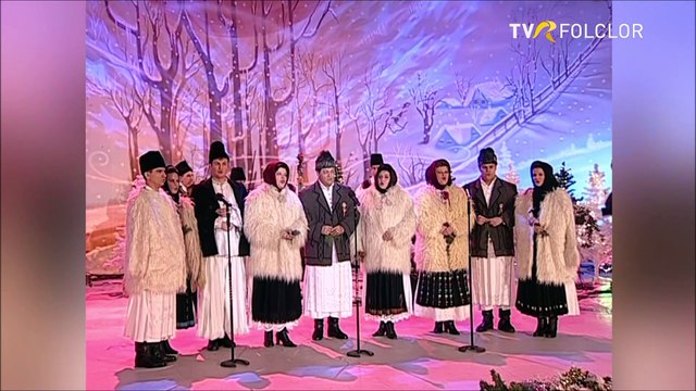 Nicolae Muresan si colindatori din Satu Mare - Tezaur folcloric (arhiva TVR)