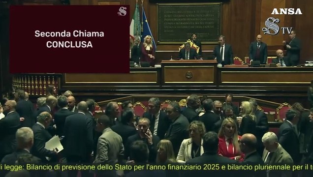 Ok del Senato alla fiducia, la manovra e' legge