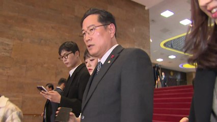 여, '내란 입장 요구' 박수영 사무소 대치에 "겁박 중단" / YTN