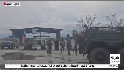 صور خاصة للعربية لأرتال عسكرية روسية تتحرك باتجاه البوابة العسكرية لقاعدة حميميم باللاذقية