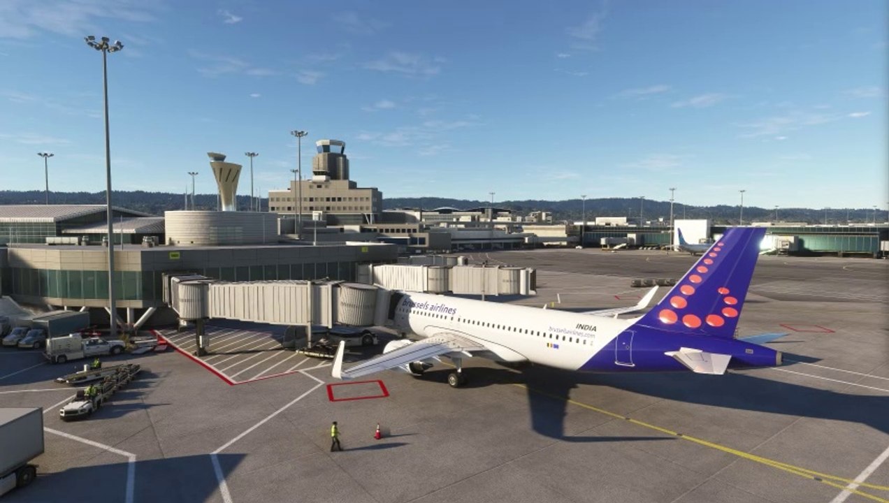 Impressive Landing: Brussels Airlines A320 at San Francisco International Airport (SFO), San Francisco, USA #flights #fly #flightlovers #Canada #USA #Japan  #aviation #flying #FlyingLovers #aviationlovers