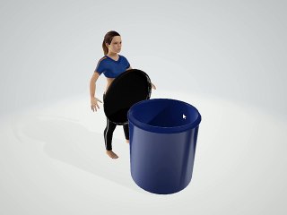 garbage bin recycle your rubbish