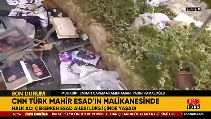 Kendi kaçtı, ardında 4 malikane kaldı! CNN TÜRK Beşar Esad'ın kardeşinin malikanesinde