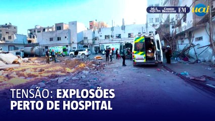 Conflito em Gaza: pacientes em risco após bombardeio