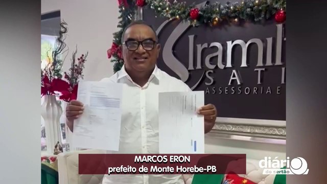 Marcos Eron anuncia duas grandes obras para Monte Horebe que gira em torno de R$ 15 milhões