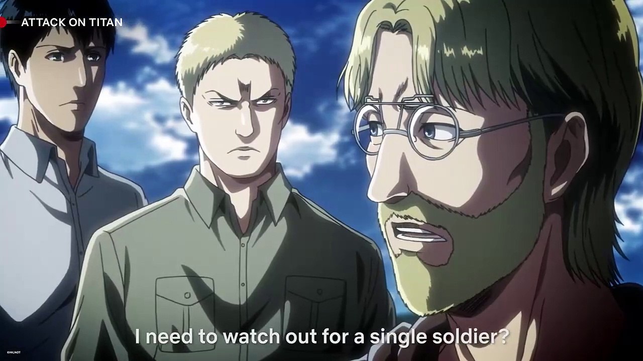 AOT Levi vs the beast titan 🔥
