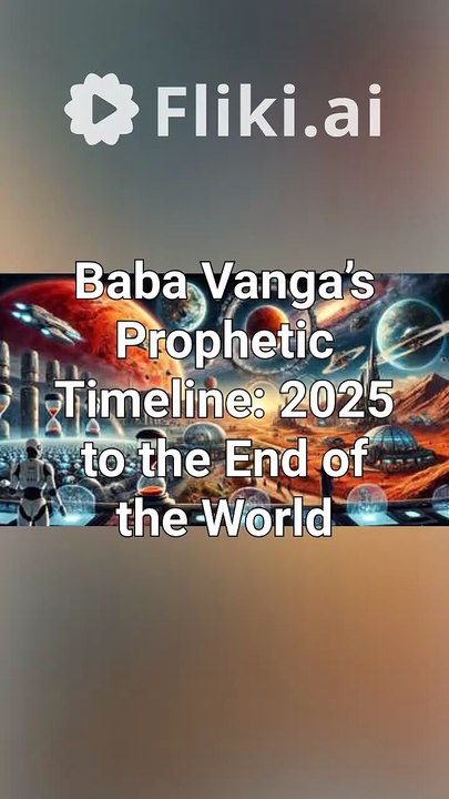 Baba Vanga’s Prophetic Timeline: 2025 to the End of the World