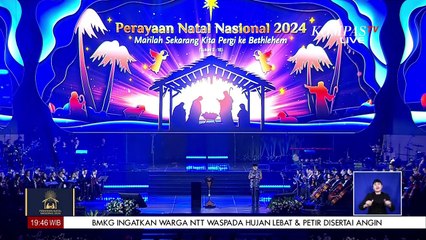 Pidato Menag Nasaruddin di Perayaan Natal Nasional: Kunci kehidupan Rukun Damai di Negeri Ini Modera