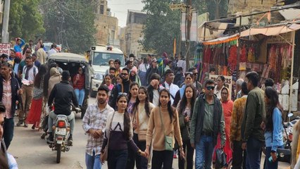 Watch Video: स्वर्णनगरी में सैलानी ही सैलानी