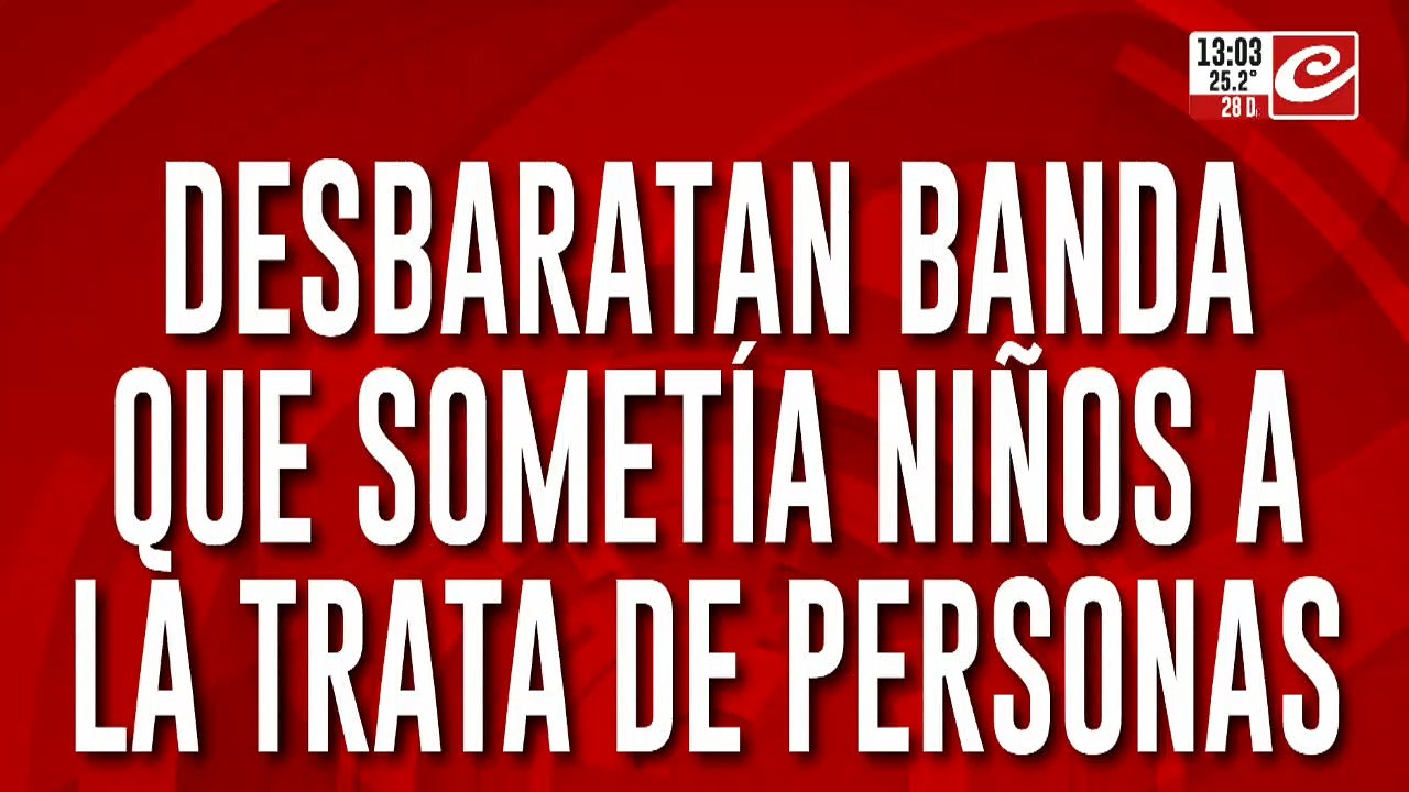 Sexo, drogas y trata: desbaratan banda que explotaba a menores de edad
