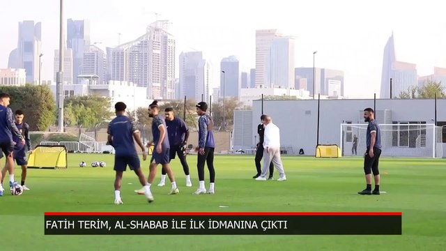 Fatih Terim, Al-Shabab ile ilk idmanına çıktı!