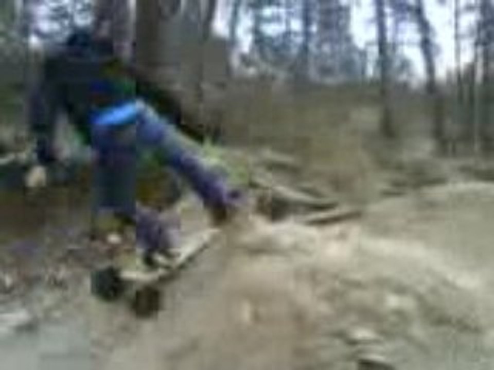 Montain-board extrême