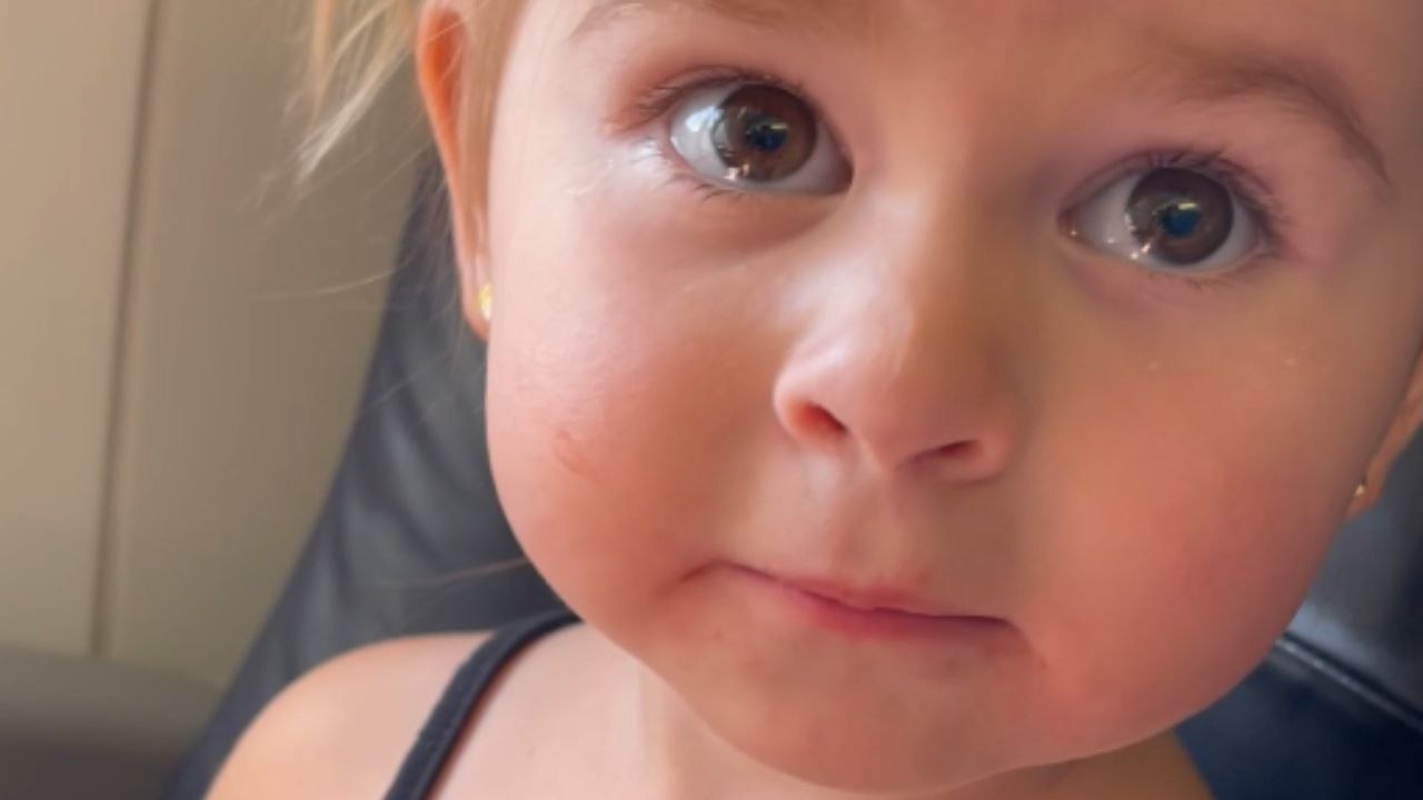 Hot tamales candy was too spicy for a little girl to handle